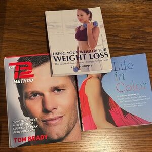 Set of Three Fitness and Lifestyle Books